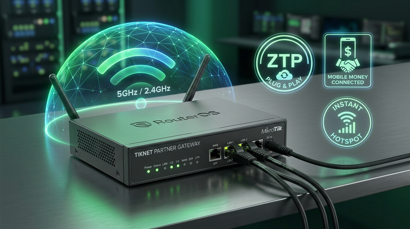 Tiknet Zero-Touch Provisioning Hardware Gateway